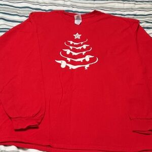 Red Christmas Long sleeve T- shirt